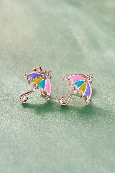 Heliophilia Silver Pendientes de Plata de Ley con Baño de Oro Rosa 10404ROS Heliophilia Silver Pendientes de Plata de Ley con Baño de Oro Rosa 10404ROS